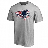 Men's New England Patriots Pro Line Heathered Gray True Color T-Shirt FengYun,baseball caps,new era cap wholesale,wholesale hats